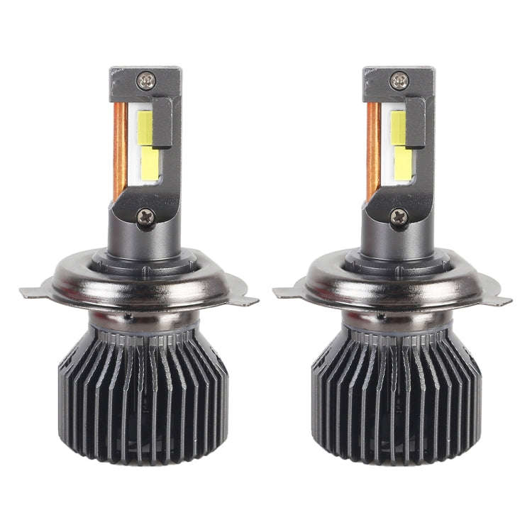 K11 1 Pair H4 12V / 75W / 6000K / 9000LM Car LED Headlight (White Light)
