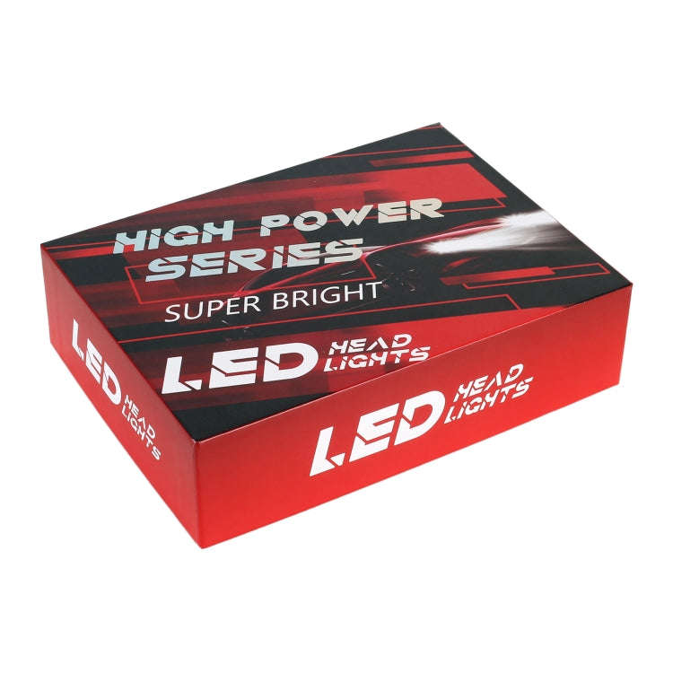 K11 1 Pair H4 12V / 75W / 6000K / 9000LM Car LED Headlight (White Light)