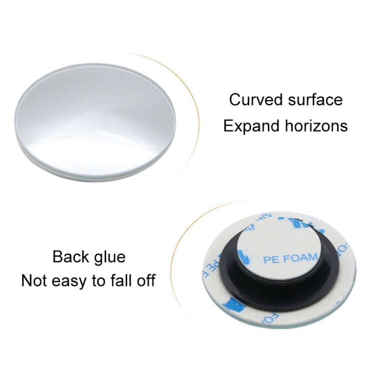 DM-075 Car Borderless Reversing Auxiliary Blind Spot Mirror