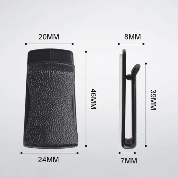 2 Pair Adhesive Car Mini Hook Card Holder