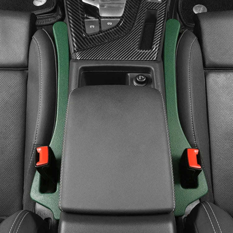 1 Pair Car Seat Gap Bar Car Interior Armrest Box Gap Leak-proof Filler (Red)