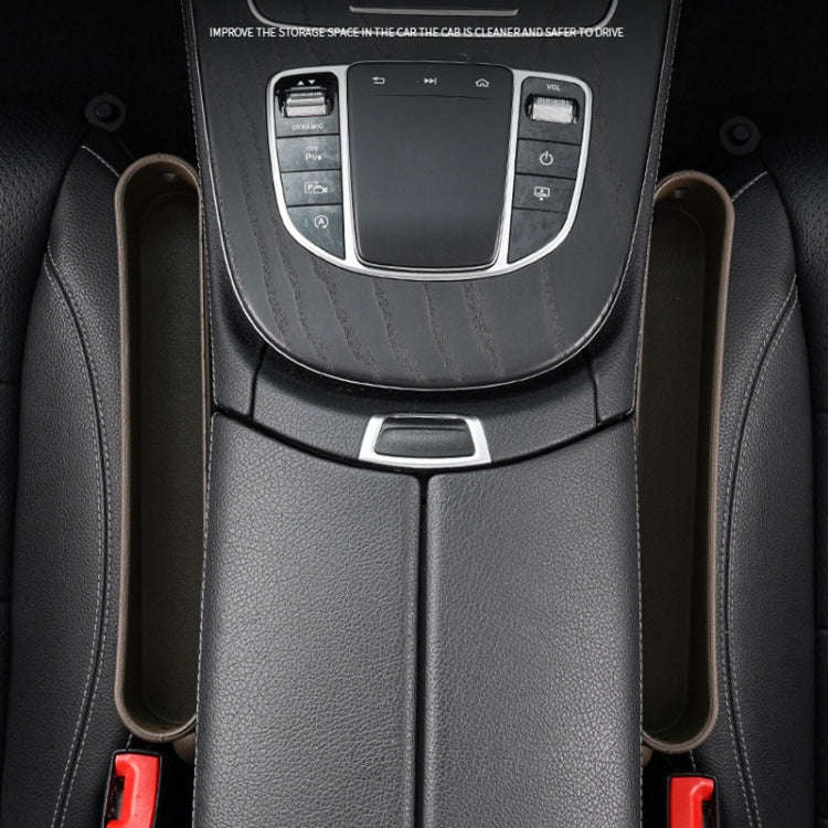 Car Gap Storage Box Multifunctional Car Seat Crevice Storage Box, Specification: 1 Pair (Red)