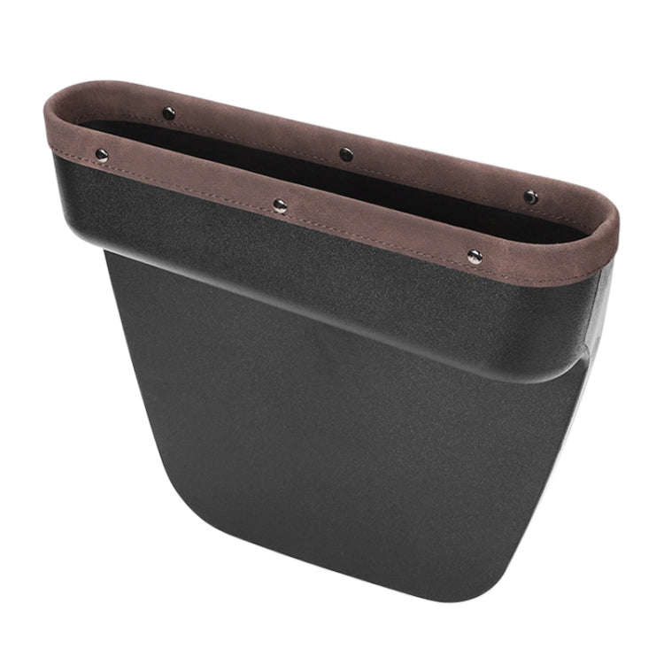 Multifunctional Car Gap Storage Box Car Seat Slit Storage Bag, Style: Driver (Brown)