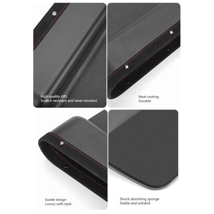 Multifunctional Car Gap Storage Box Car Seat Slit Storage Bag, Style: Driver (Brown)
