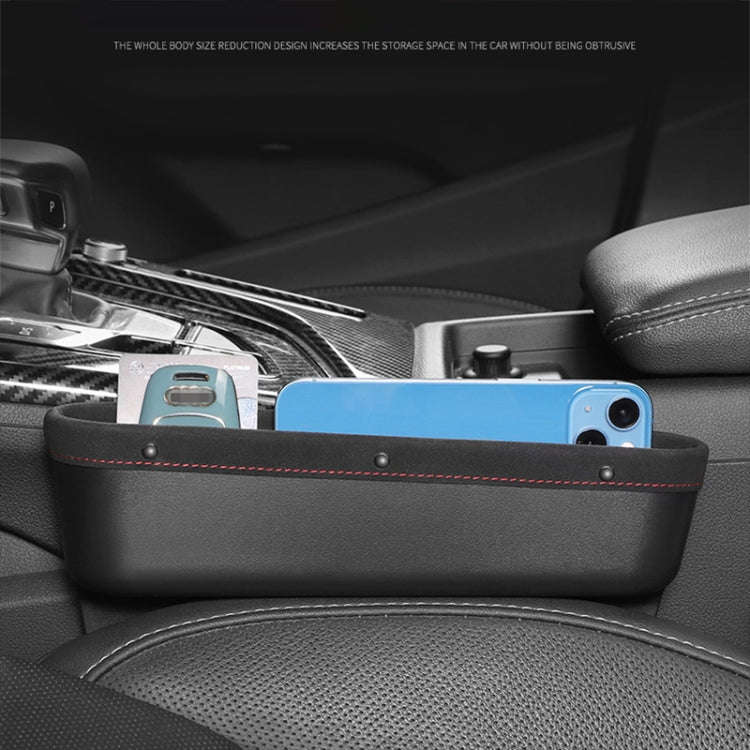 Multifunctional Car Gap Storage Box Car Seat Slit Storage Bag, Style: Driver (Brown)