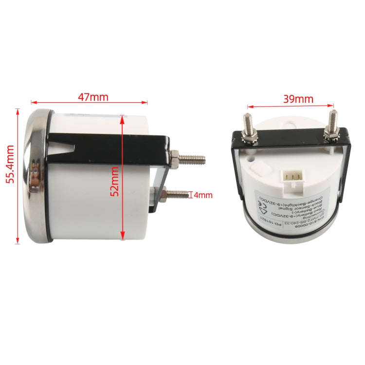 A7954 RV / Yacht 52mm Pointer Oil Level Gauge