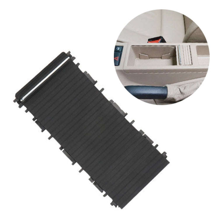 For BMW 3 Series E46 Left Driving Car Center Console Water Cup Holder Cover 51167038333(Black)