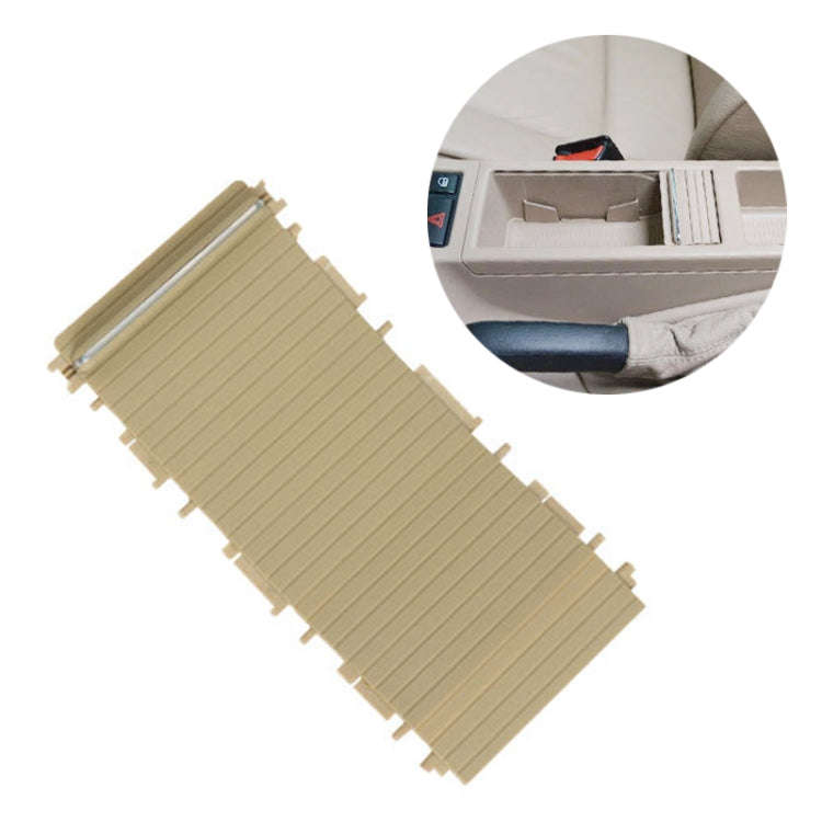 For BMW 3 Series E46 Left Driving Car Center Console Water Cup Holder Cover 51167038334(Beige)