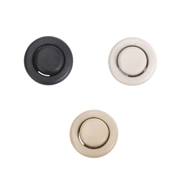 For BMW E90 / F18 Left Driving Car Rear Seat Headrest Switch Button 52207251371-1(Beige White)