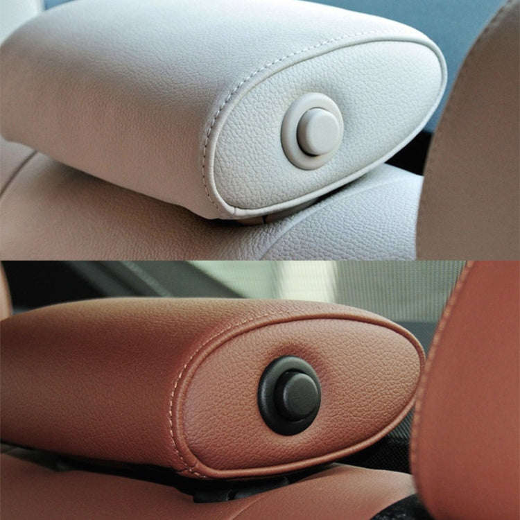 For BMW E90 / F18 Left Driving Car Rear Seat Headrest Switch Button 52207251369-1(Beige)