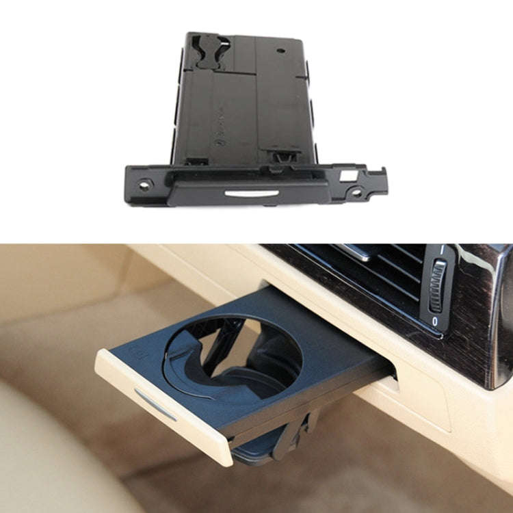For BMW 3 Series E90 Left Driving Car Dashboard Right Side Water Cup Holder 5141 9173 469(Black)