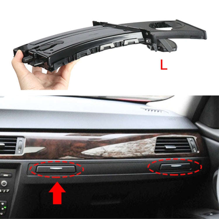 For BMW 3 Series E90 Left Driving Car Dashboard Left Side Water Cup Holder 5141 9173 467(Beige)
