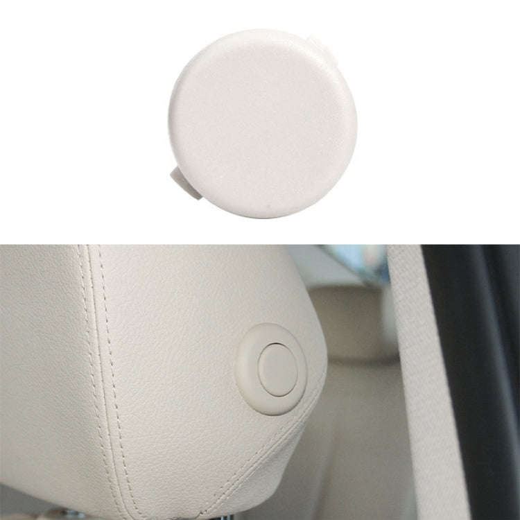 For BMW 3 Series F30 Left Driving Car Front Headrest Switch Button 5210 7362 619(Beige White)