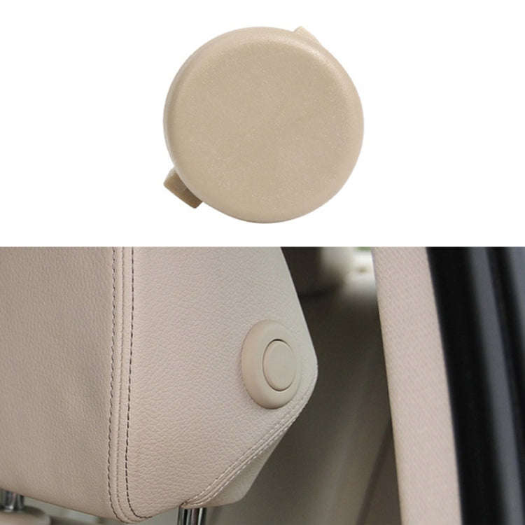 For BMW 3 Series F30 Left Driving Car Front Headrest Switch Button 5210 7362 622(Beige)