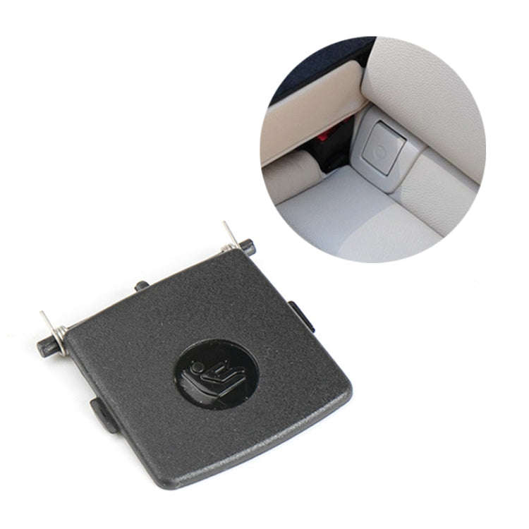 For BMW 3 Series E92 Left Driving Car Child Safety Seat Isofix Switch Cover 5220 6970 744-1(Black)