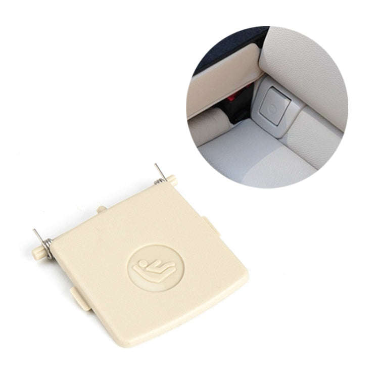 For BMW 3 Series E92 Left Driving Car Child Safety Seat Isofix Switch Cover 5220 6970 746-1(Beige)