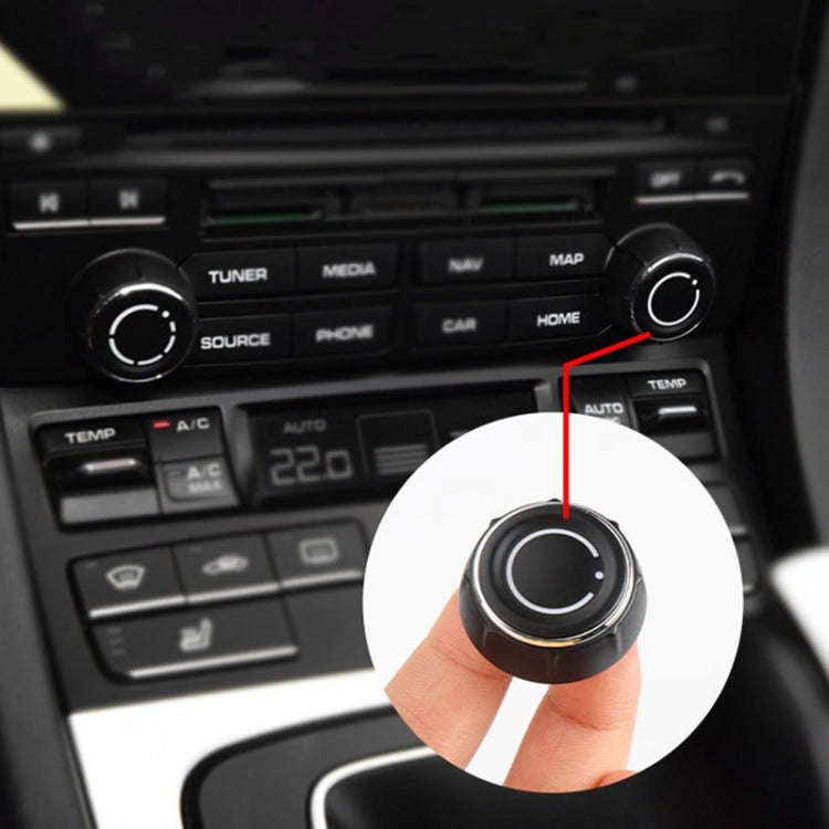 For Porsche Cayenne Left Driving Car Right CD Player Volume Adjustment Knob Cover 97064292901