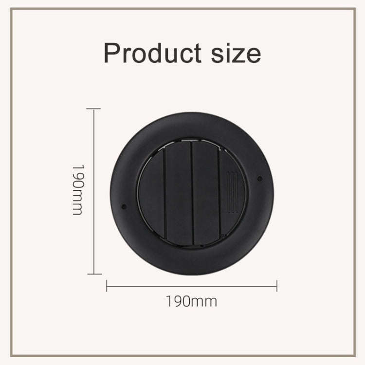 For Ford Edge Left-hand Drive Car Roof Air Conditioner Air Outlet (Black)