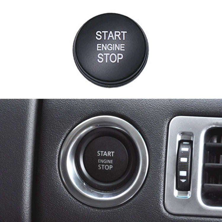 One-key Start Engine Stop Switch Button for Land Rover Range Rover Executive, Left Driving (Black)