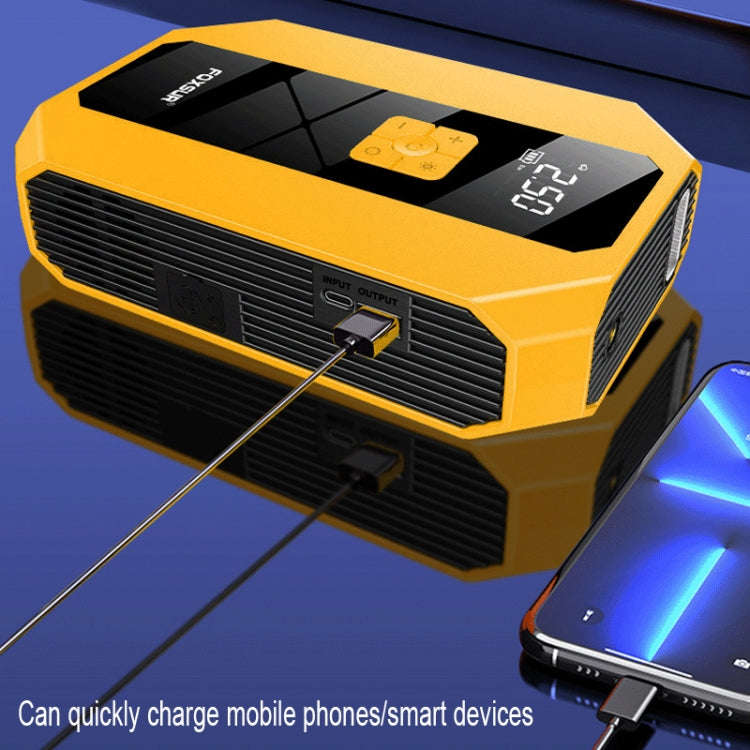 FOXSUR FJS-900 12V Car Multifunctional Emergency Start Power Supply Portable Air Pump