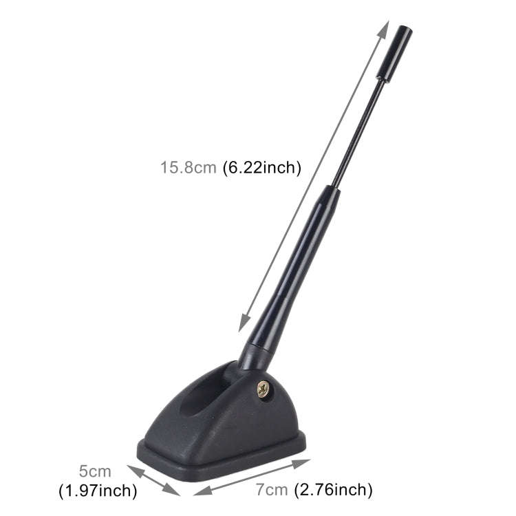 YQ-602A 15.8x1.3cm Car Roof Antenna Shape Decorator