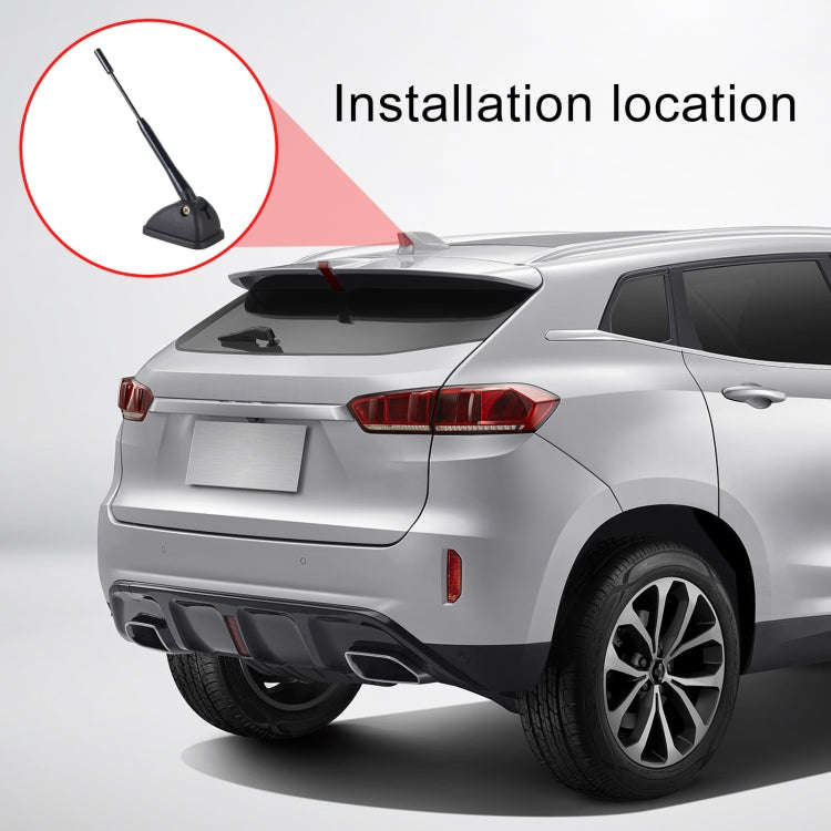 YQ-602A 15.8x1.3cm Car Roof Antenna Shape Decorator