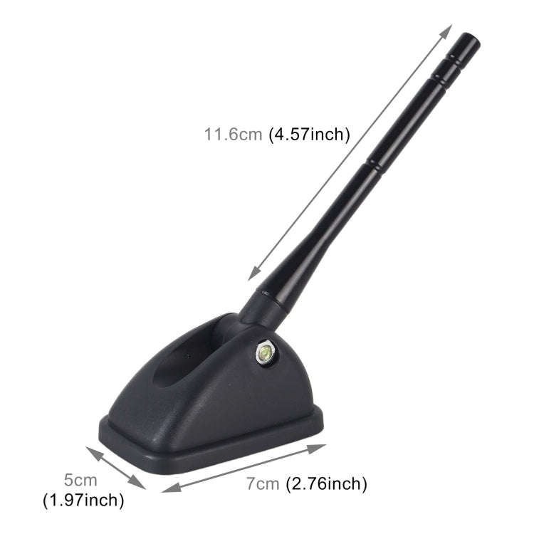 YQ-603A 11.6x1.3cm Car Roof Antenna Shape Decorator