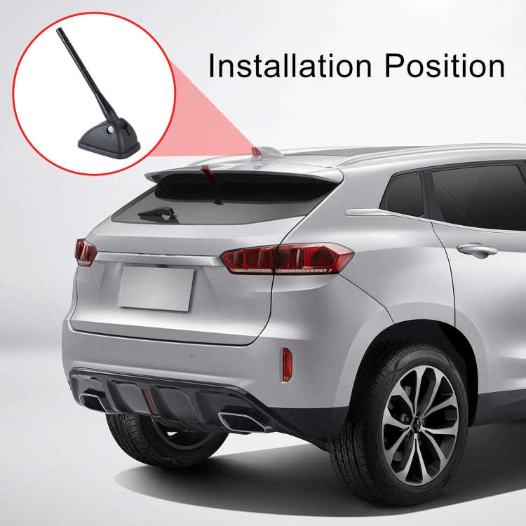YQ-603A 11.6x1.3cm Car Roof Antenna Shape Decorator