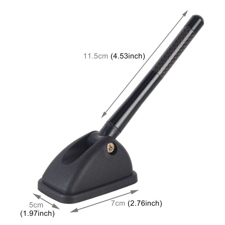 YQ-606A 11.5x1.3cm Car Roof Antenna Shape Decorator