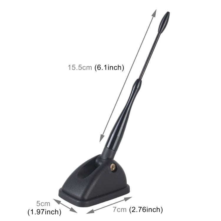 YQ-615A 15.5x1.3cm Car Roof Antenna Shape Decorator