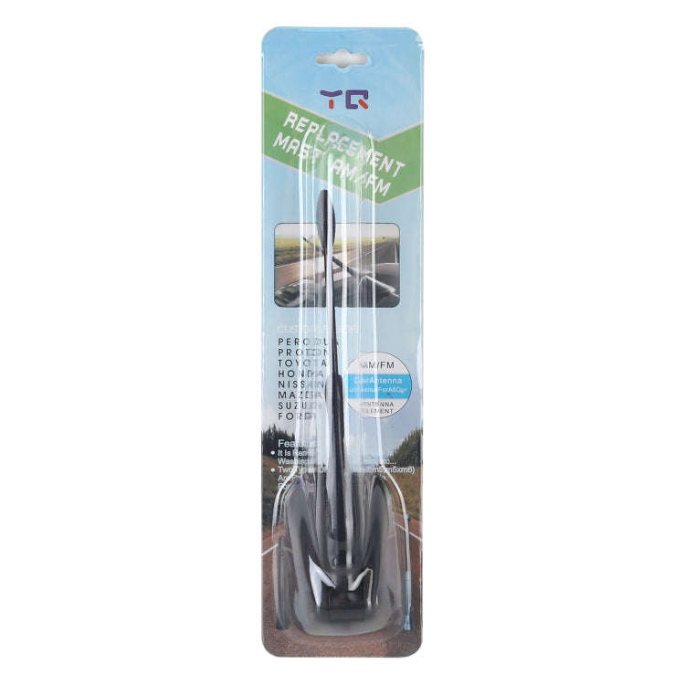 YQ-615A 15.5x1.3cm Car Roof Antenna Shape Decorator