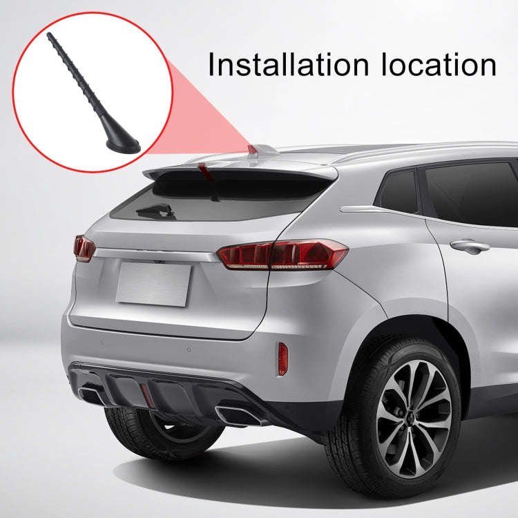 YQ-624A2 17x1.5cm Car Roof Antenna Shape Decorator