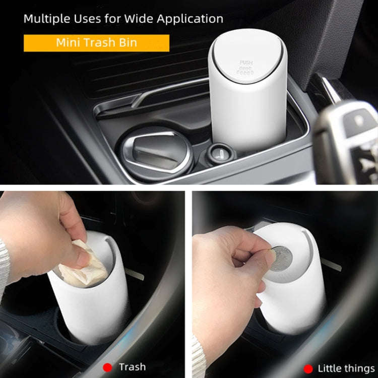 3R-2114 Car Multifunctional Mini Trash Can (Black)