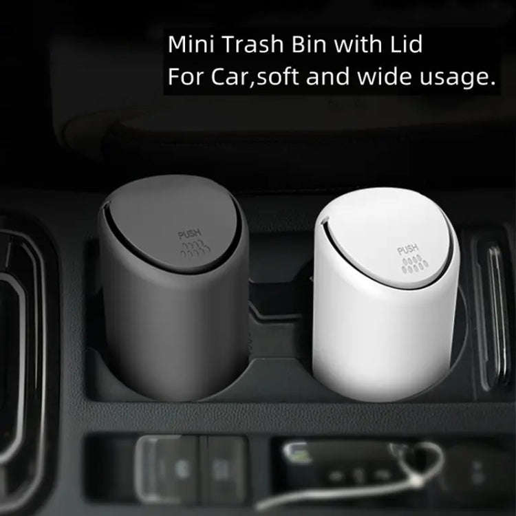 3R-2114 Car Multifunctional Mini Trash Can (Black)