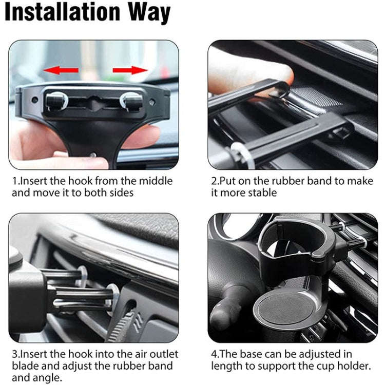Car Air Conditioner Air Outlet Water Cup Fixing Holder