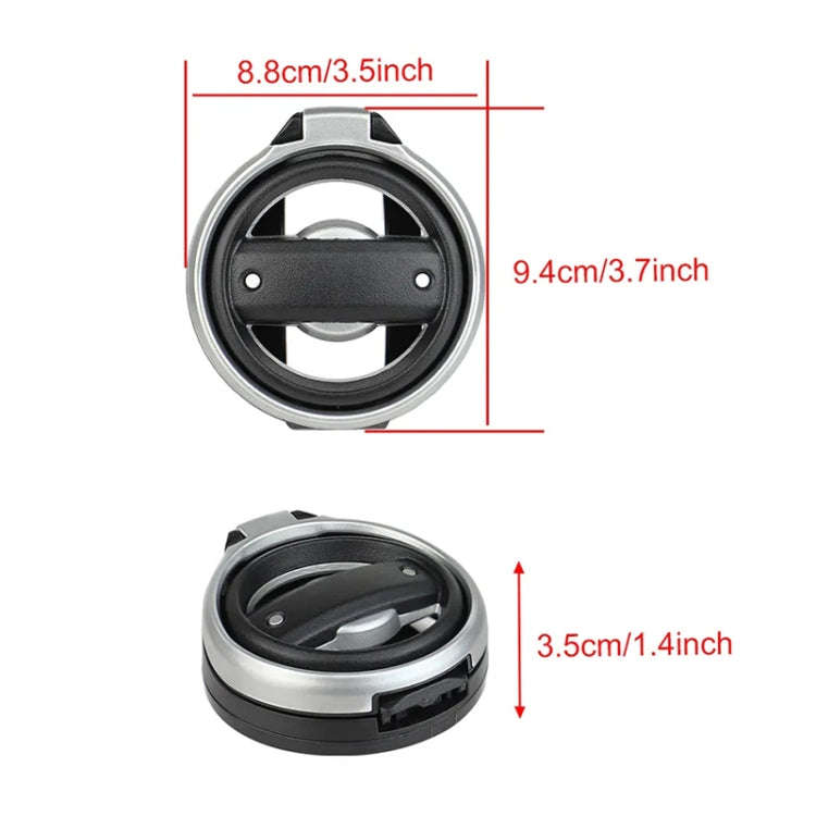 For Jeep Wrangler JK 2007-2017 JL / JT 2018+ Car Air Conditioner Air Vent Water Cup Holder (Blue)