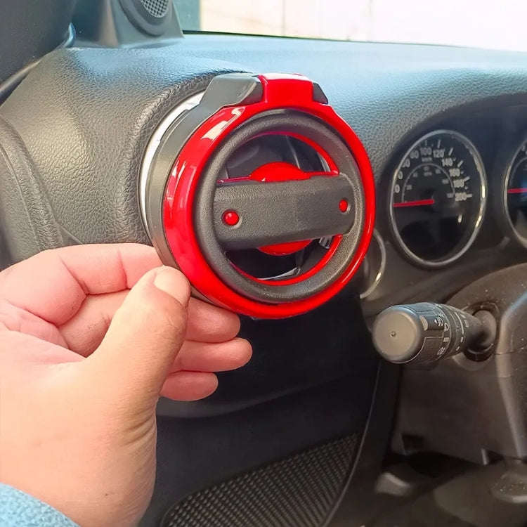 For Jeep Wrangler JK 2007-2017 JL / JT 2018+ Car Air Conditioner Air Vent Water Cup Holder (Blue)