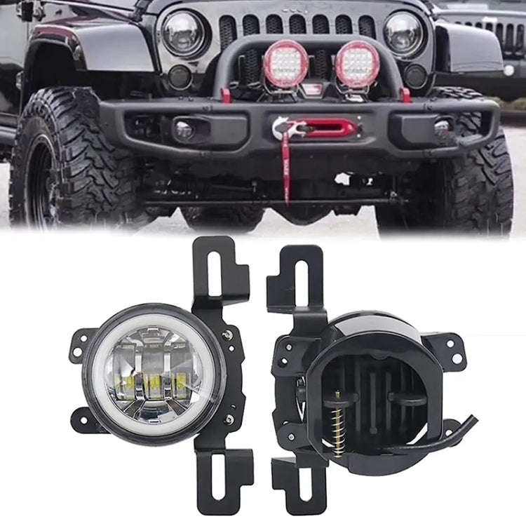 For Jeep Wrangler JK 2007-2017 Car Front Bumper Fog Light Mounting Bracket