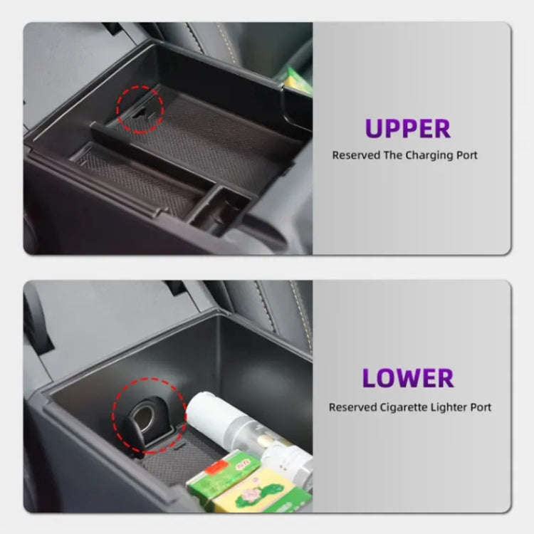 For Ford Bronco 2021 Car Armrest Box Double Layer Storage Box
