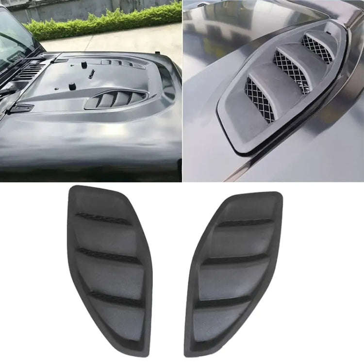 For Jeep Wrangler JK 2007-2017 Car Hood Trim Panel + Hood Ball Head Set