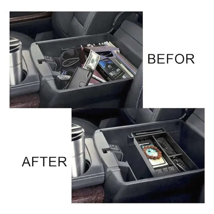 For Chevrolet Silverado GMC 2019-2020 Car Central Armrest Box Storage Box, Style: Type A
