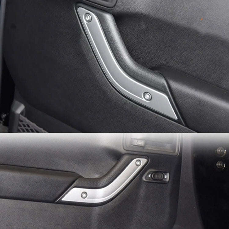 For Jeep Wrangler JK 2007-2017 1 Pair Car Door Inner Handle Decorative Strip
