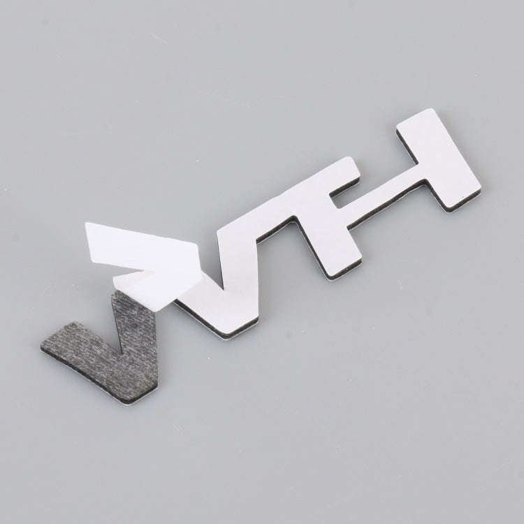 Car WT-i Personalized Aluminum Alloy Decorative Stickers, Size:7.5 x 2cm (Black)