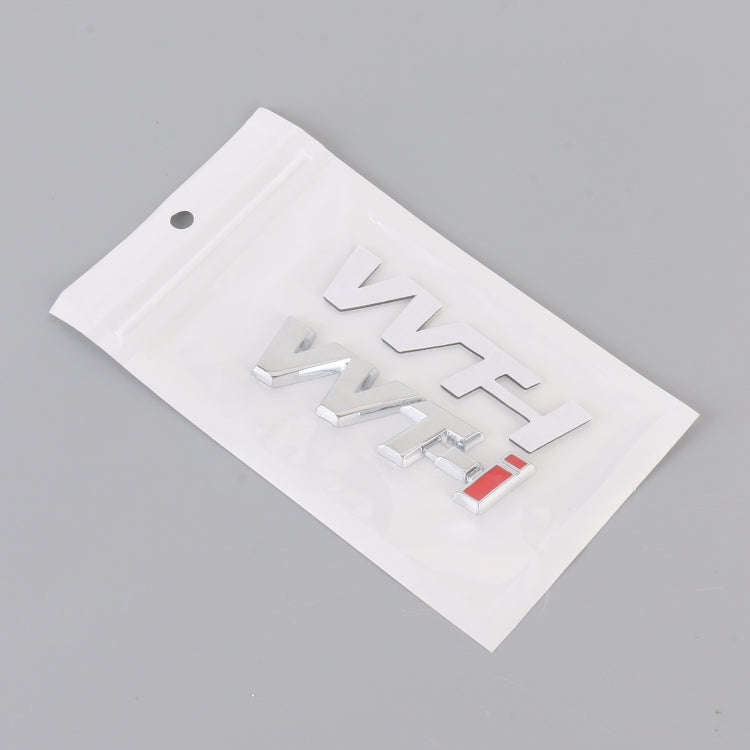 Car WT-i Personalized Aluminum Alloy Decorative Stickers, Size:7.5 x 2cm (Silver)