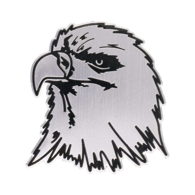 Car Owl Metal Stickers Personalized Aluminum Alloy Decorative Stickers, Size:8 x 7.5cm