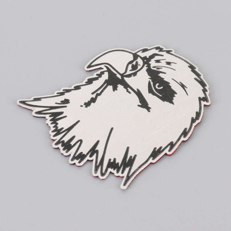 Car Owl Metal Stickers Personalized Aluminum Alloy Decorative Stickers, Size:8 x 7.5cm
