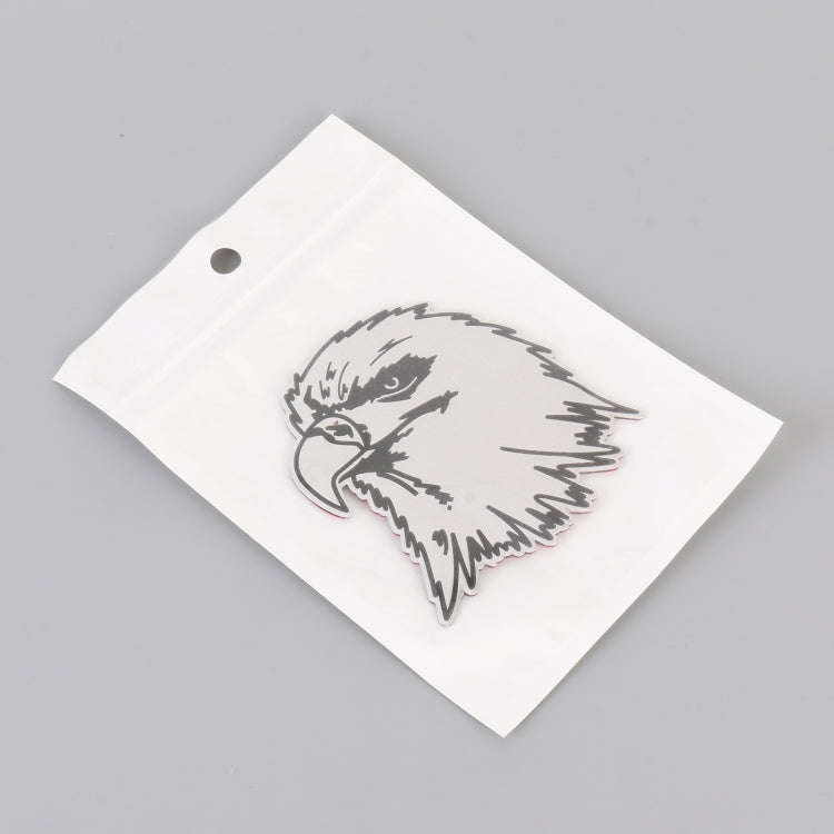 Car Owl Metal Stickers Personalized Aluminum Alloy Decorative Stickers, Size:8 x 7.5cm
