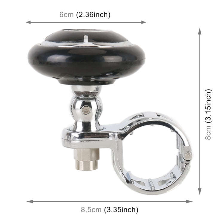 YI-71 Car Steering Wheel Booster Ball Car Power Handle (Black)