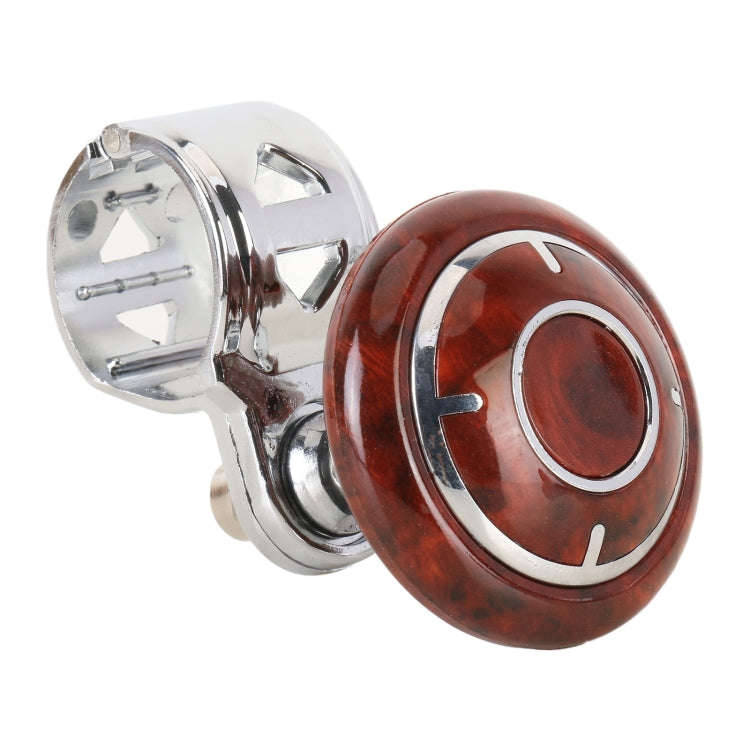 YI-71 Car Steering Wheel Booster Ball Car Power Handle (Walnut wood)