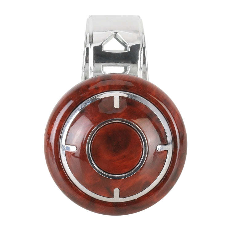YI-71 Car Steering Wheel Booster Ball Car Power Handle (Walnut wood)